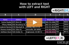 Excel Left Function Exceljet